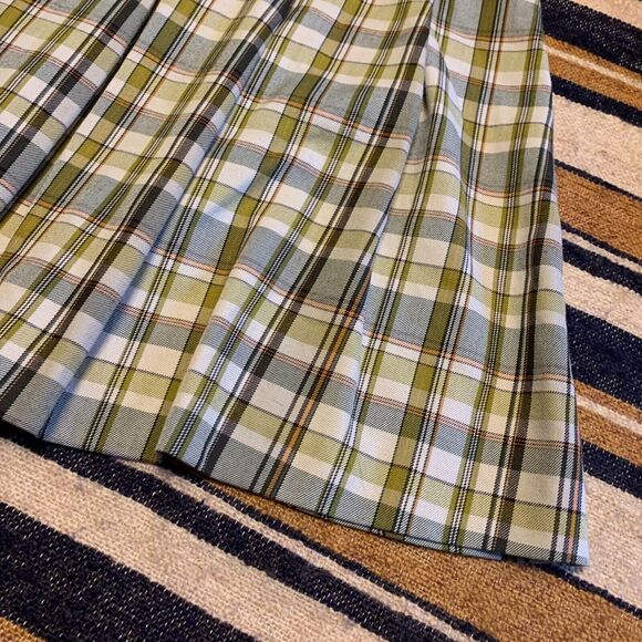 Vintage Merona Skirt 90s Y2K Schoolgirl Preppy Pleated Sz 12 Mini Short Clueless - Picture 2 of 4
